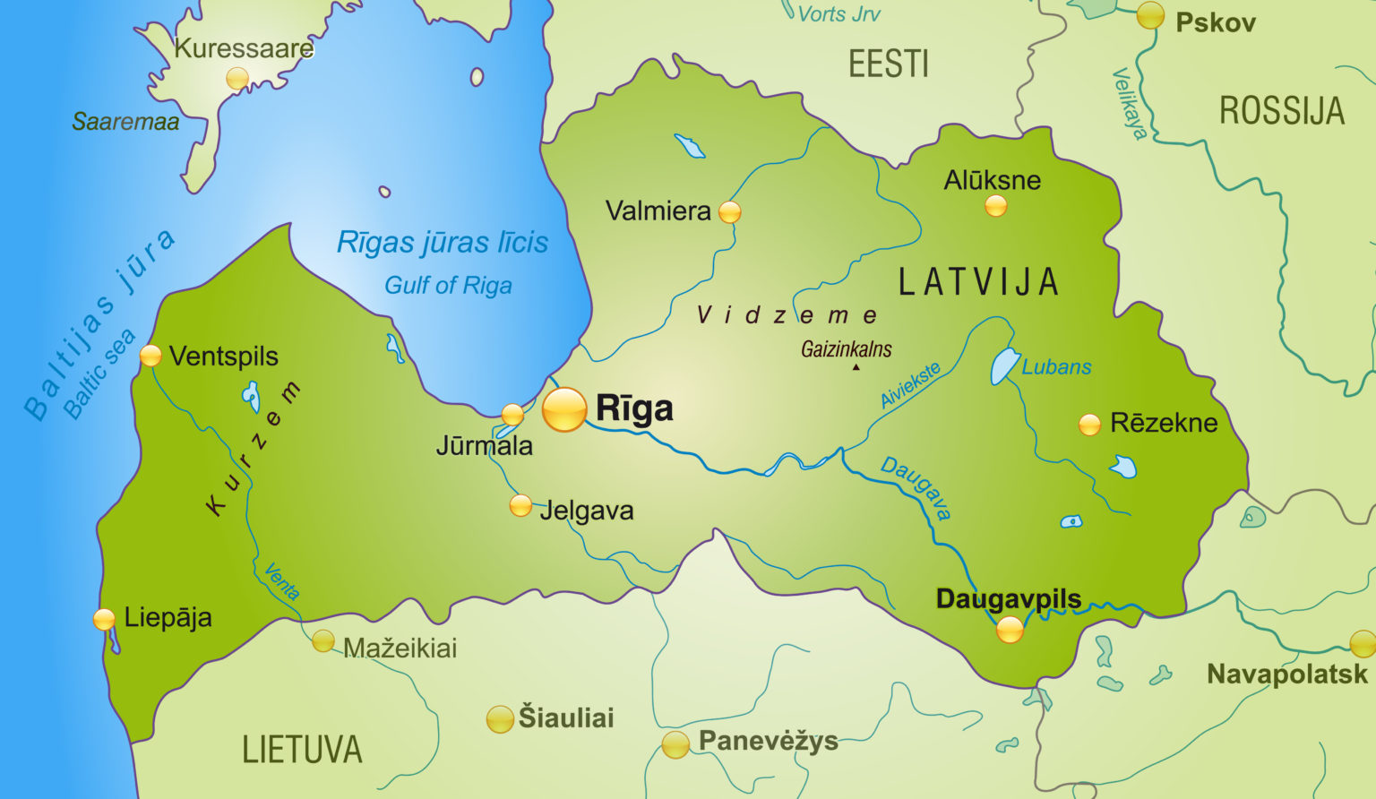 was ist die hauptstadt von lettland